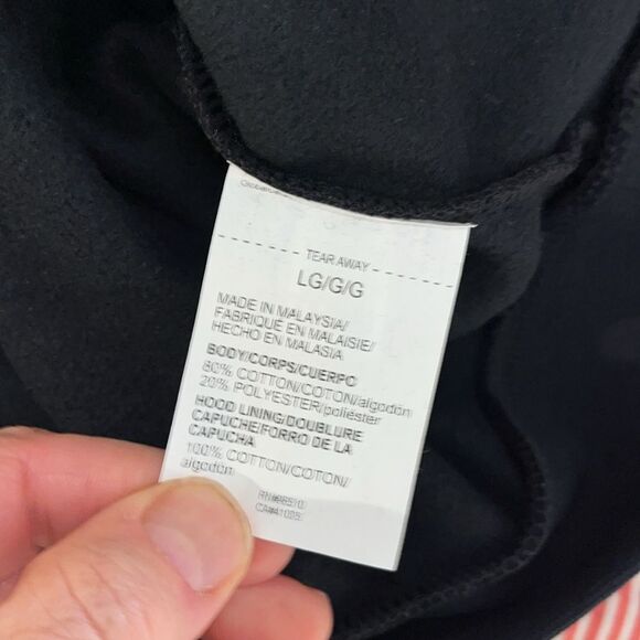 New w/tag Under Armour Fleece Sewn Big Logo Hoodie Hooded Sweatshirt Black L - Picture 5 of 6